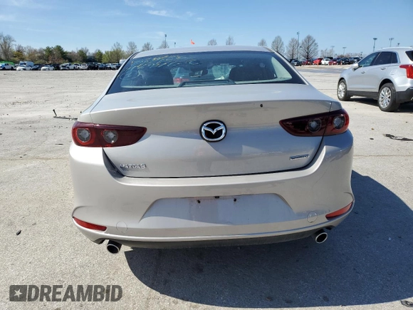 2025 Mazda 3 S Select Sport with VIN 3MZBPABM1SM458167, listed as a Copart auction lot 51008445 with Not Provided miles and Salvage Title. Bid and sale history available at carsss.com. Image 6.