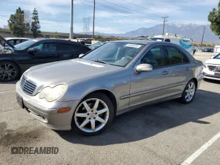 2003 Mercedes-Benz C 230 Kompressor with VIN WDBRF40J03F433176, listed as a Copart auction lot 45996935 with 206,876 mi miles and Salvage Title. Bid and sale history available at DreamBid. Image 1.