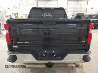 2020 Chevrolet Silverado 1500 LTZ with VIN 3GCUYGED7LG372739, listed as a Copart auction lot 50823385 with 57,607 mi miles and Salvage Title. Bid and sale history available at DreamBid. Image 6.