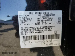 2015 Ford Edge SE with VIN 2FMTK3G81FBB56913, listed as a Copart auction lot 77714314 with 98,836 mi miles and Clean Title. Bid and sale history available at carsss.com. Image 13.