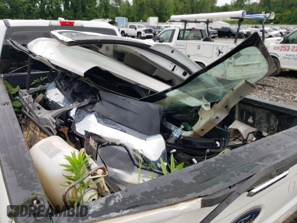 2017 Ford F-250 XLT z VIN 1FT7X2A62HEE92201, wystawiony jako Copart lot #59162775 z przebiegiem Nie podano mil oraz Szkoda całkowita • Salvage title. Historia ofert i sprzedaży dostępna na DreamBid. Obrazek 12.
