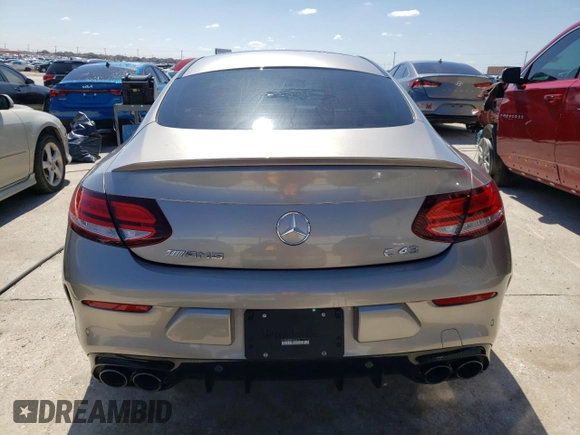 2020 Mercedes-Benz C 43 AMG with VIN W1KWJ6EB7LF991418, listed as a Copart auction lot 43448475 with 26,350 mi miles and Salvage title. Bid and sale history available at DreamBid. Image 6.