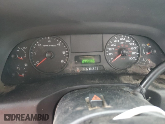 2005 Ford F-250 XL с VIN 1FTSX21505ED23758, выставлен на аукционе Copart как лот 43696815 с пробегом 244 445 миль миль и Списание • Salvage title. История ставок и продаж доступна на DreamBid. Изображение 9.