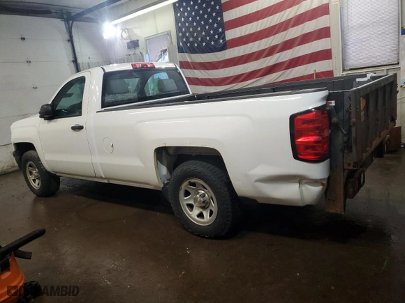 2015 Chevrolet Silverado 1500 Work Truck with VIN 1GCNCPEH2FZ188433, listed as a Copart auction lot 81005394 with 165,433 mi miles and Clean Title. Bid and sale history available at carsss.com. Image 2.