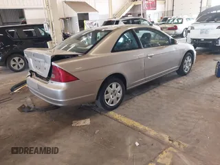 2002 Honda Civic EX with VIN 1HGEM21902L023560, listed as a IAAI auction lot 41872021 with 192,482 mi miles. Bid and sale history available at carsss.com. Image 4.
