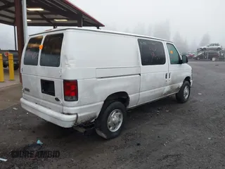 2008 Ford Econoline Cargo Commercial with VIN 1FTNE24W68DA69863, listed as a IAAI auction lot 41348482 with 201,116 mi miles and . Bid and sale history available at carsss.com. Image 4.
