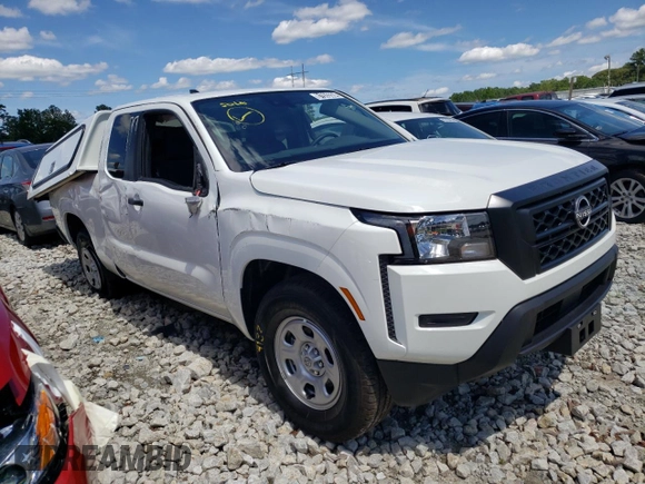 2024 Nissan Frontier S with VIN 1N6ED1CL7RN636837, listed as a Copart auction lot 61935564 with 2,127 mi miles and Salvage Title. Bid and sale history available at carsss.com. Image 4.