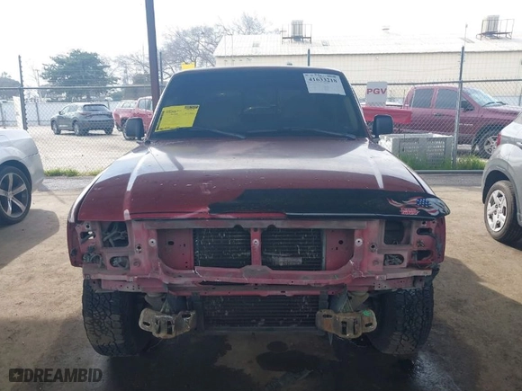 2000 Ford Ranger XL with VIN 1FTYR14V7YPB95070, listed as a IAAI auction lot 41633218 with 182,641 mi miles. Bid and sale history available at carsss.com. Image 13.