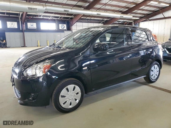 2015 Mitsubishi Mirage DE with VIN ML32A3HJ5FH002327, listed as a Copart auction lot 53505025 with 60,922 mi miles and Clean Title. Bid and sale history available at carsss.com. Image 1.
