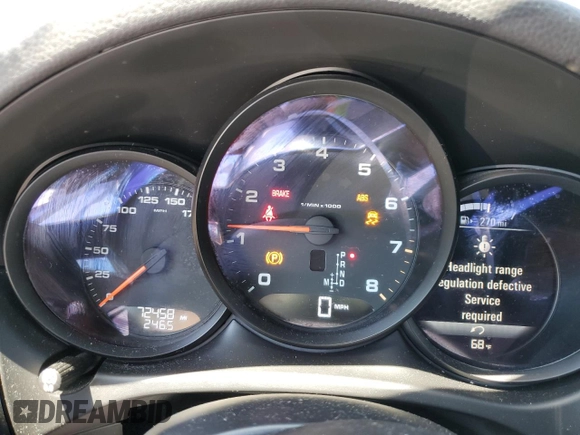 2018 Porsche Macan with VIN WP1AA2A54JLB10541, listed as a Copart auction lot 56201405 with 72,458 mi miles and Salvage title. Bid and sale history available at DreamBid. Image 9.