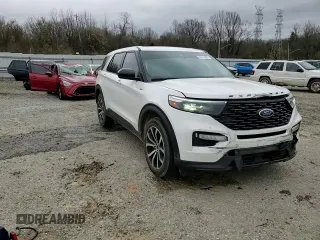 2022 Ford Explorer ST-Line with VIN 1FMSK8KH2NGA28901, listed as a Copart auction lot 48319385 with 51,394 mi miles and Clean title. Bid and sale history available at DreamBid. Image 12.
