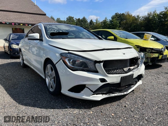 2016 Mercedes-Benz CLA with VIN WDDSJ4GB6GN368254, listed as a Copart auction lot 70011453 with 122,676 mi miles. Bid and sale history available at carsss.com. Image 1.