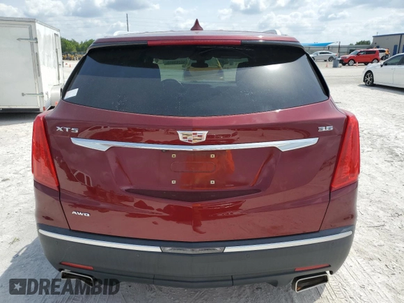 2017 Cadillac XT5 Luxury AWD with VIN 1GYKNDRS3HZ310912, listed as a Copart auction lot 50289855 with 59,464 mi miles and Salvage Title. Bid and sale history available at carsss.com. Image 6.