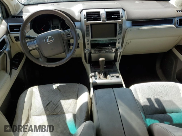 2012 Lexus GX 460 z VIN JTJBM7FX2C5041552, wystawiony jako Copart lot #53173415 z przebiegiem Nie podano mil oraz Szkoda całkowita • Salvage title. Historia ofert i sprzedaży dostępna na DreamBid. Obrazek 8.
