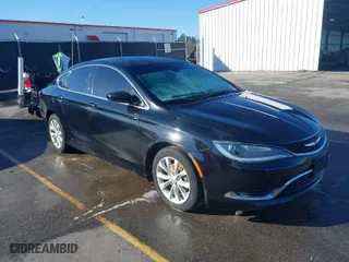2015 Chrysler 200 C with VIN 1C3CCCCB4FN524965, listed as a IAAI auction lot 41757269 with 187,293 mi miles. Bid and sale history available at carsss.com. Image 1.