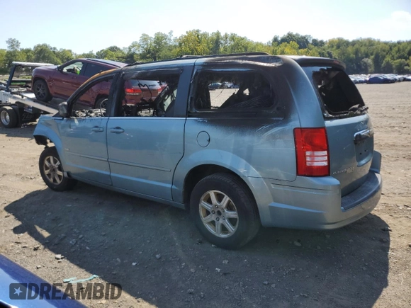 2008 Chrysler Town & Country Touring with VIN 2A8HR54P88R762435, listed as a Copart auction lot 67788734 with Not Provided miles and Salvage Title. Bid and sale history available at DreamBid. Image 2.