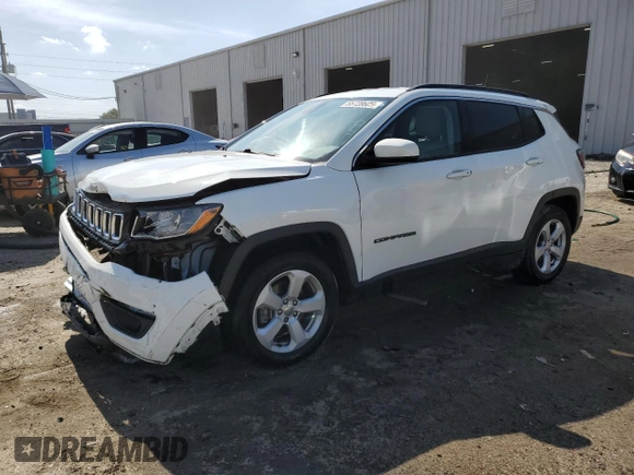 2021 Jeep Compass Altitude with VIN 3C4NJCBB7MT510177, listed as a Copart auction lot 55728605 with 62,197 mi miles and Non repairable. Bid and sale history available at DreamBid. Image 1.