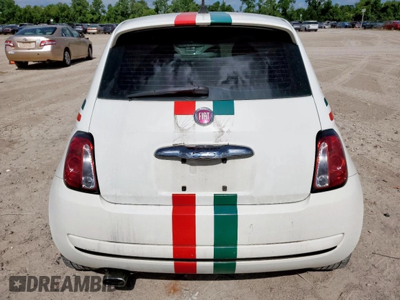 2016 FIAT 500 Pop with VIN 3C3CFFAR1GT217960, listed as a Copart auction lot 61575735 with 110,475 mi miles and Clean title. Bid and sale history available at DreamBid. Image 6.