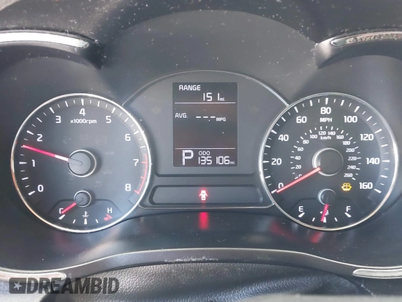 2015 Kia Forte LX with VIN KNAFX4A65F5256000, listed as a IAAI auction lot 41546225 with 135,106 mi miles. Bid and sale history available at carsss.com. Image 7.