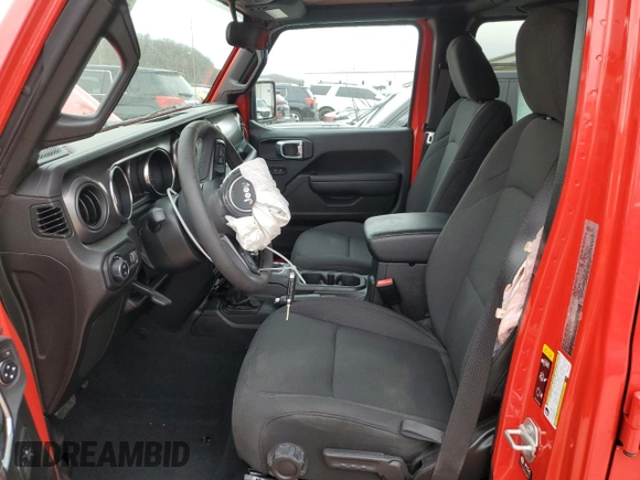 2023 Jeep Gladiator Sport S with VIN 1C6HJTAG6PL584451, listed as a Copart auction lot 47637395 with 8,356 mi miles and Salvage title. Bid and sale history available at DreamBid. Image 7.