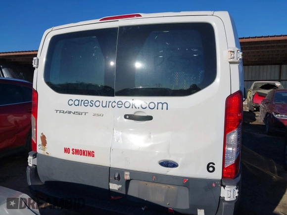 2018 Ford Transit with VIN 1FTYR1ZM6JKA89034, listed as a IAAI auction lot 41727541 with 219,080 mi miles and . Bid and sale history available at carsss.com. Image 16.