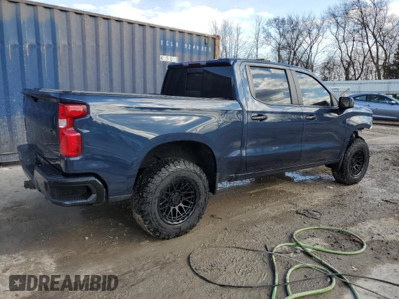 2021 Chevrolet Silverado 1500 LT Trail Boss with VIN 1GCPYFED9MZ349276, listed as a Copart auction lot 50032425 with 69,099 mi miles and Salvage Title. Bid and sale history available at DreamBid. Image 3.