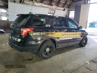 2017 Ford Police Interceptor Utility z VIN 1FM5K8AR0HGE01722, wystawiony jako Copart lot #50491815 z przebiegiem 187 912 mil mil oraz Szkody całkowita. Historia ofert i sprzedaży dostępna na DreamBid. Obrazek 3.