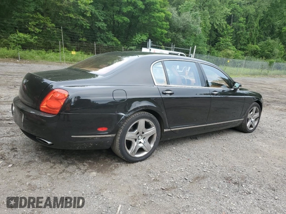 2006 Bentley Flying Spur with VIN SCBBR53W96C034864, listed as a Copart auction lot 62563695 with 54,995 mi miles and Salvage title. Bid and sale history available at DreamBid. Image 3.