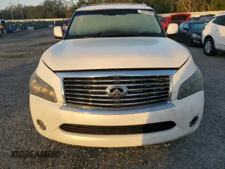 2012 Infiniti QX56 8-passenger with VIN JN8AZ2NC5C9317348, listed as a Copart auction lot 80079664 with 122,457 mi miles and Non Repairable. Bid and sale history available at carsss.com. Image 5.