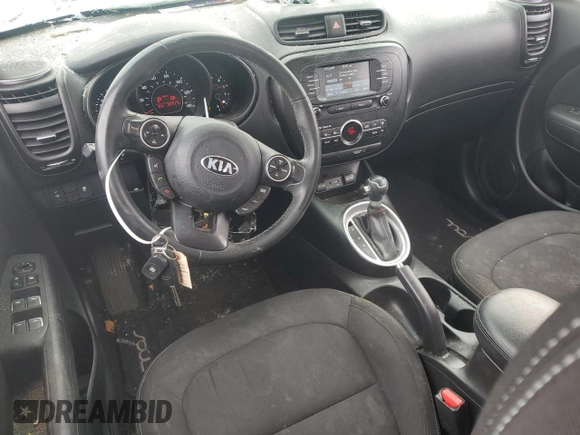 2017 Kia Soul + with VIN KNDJP3A59H7483700, listed as a Copart auction lot 87900925 with 74,717 mi miles and Salvage Title. Bid and sale history available at DreamBid. Image 8.