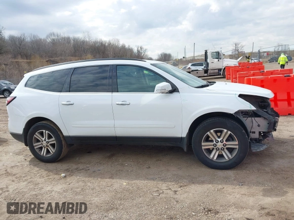 2017 Chevrolet Traverse LT with VIN 1GNKRGKD1HJ261691, listed as a IAAI auction lot 41897518 with 181,753 mi miles and . Bid and sale history available at DreamBid. Image 13.