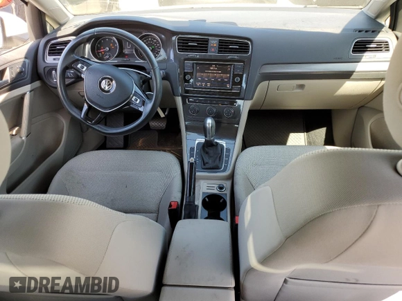 2019 Volkswagen Golf SportWagen S with VIN 3VW117AU6KM505369, listed as a Copart auction lot 58688604 with 30,636 mi miles and Salvage Title. Bid and sale history available at carsss.com. Image 8.