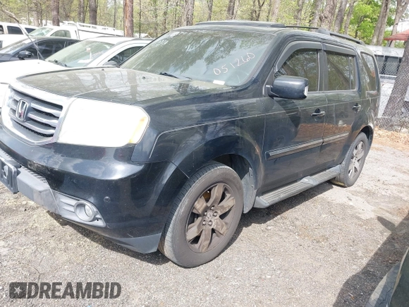 2012 Honda Pilot Touring with VIN 5FNYF4H92CB051260, listed as a IAAI auction lot 41906802 with 256,691 mi miles. Bid and sale history available at carsss.com. Image 2.