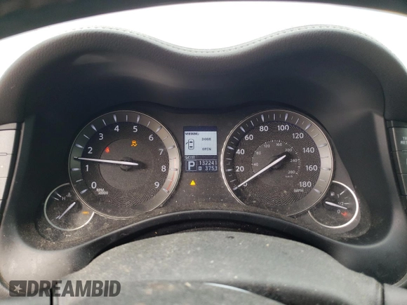 2012 Infiniti M37 with VIN JN1BY1AP1CM334623, listed as a Copart auction lot 88463105 with 132,241 mi miles and Salvage Title. Bid and sale history available at carsss.com. Image 9.
