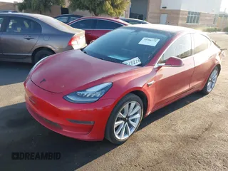 2018 Tesla Model 3 Long Range Battery with VIN 5YJ3E1EA3JF035785, listed as a IAAI auction lot 41986774 with 33,965 mi miles and . Bid and sale history available at DreamBid. Image 24.
