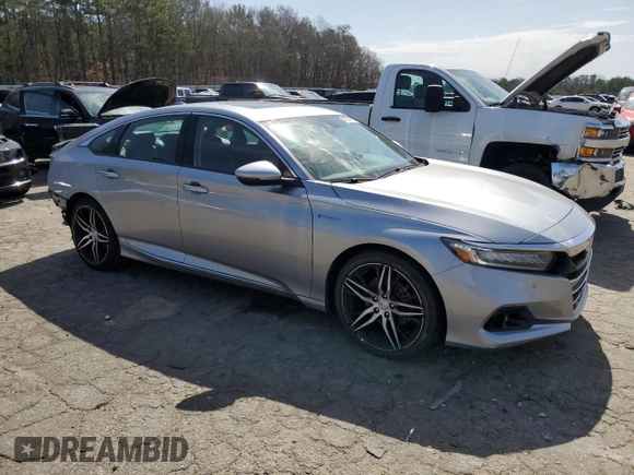 2021 Honda Accord Touring with VIN 1HGCV3F90MA020434, listed as a Copart auction lot 47030525 with 84,172 mi miles and Salvage title. Bid and sale history available at DreamBid. Image 4.