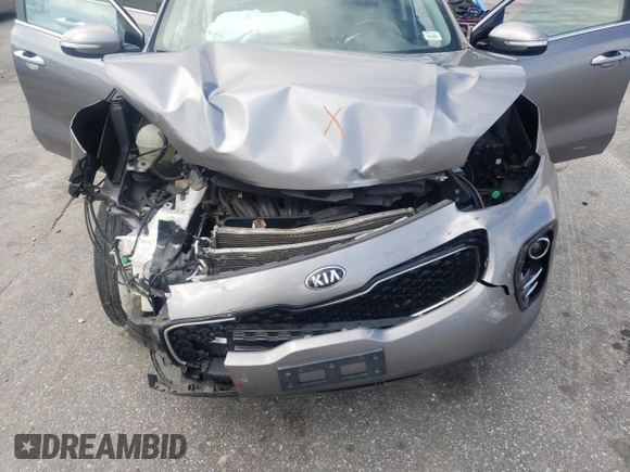 2017 Kia Sportage EX with VIN KNDPNCAC5H7185272, listed as a Copart auction lot 57996925 with 136,836 mi miles and Salvage title. Bid and sale history available at DreamBid. Image 12.