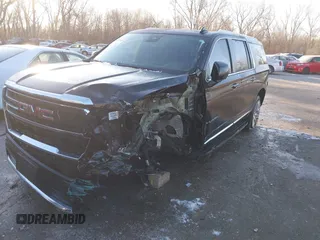 2023 GMC Yukon XL SLT with VIN 1GKS2GKD4PR350382, listed as a IAAI auction lot 41295165 with 38,075 mi miles. Bid and sale history available at carsss.com. Image 2.