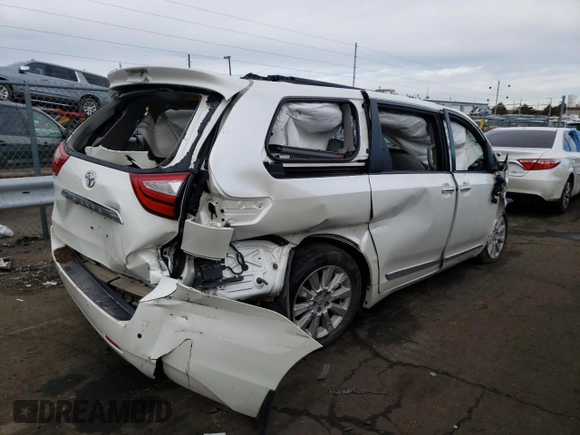2016 Toyota Sienna XLE with VIN 5TDYK3DC5GS757003, listed as a Copart auction lot 41546464 with Not provided miles and Salvage title. Bid and sale history available at DreamBid. Image 3.