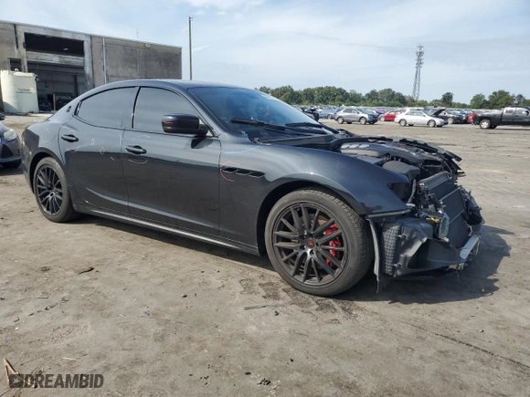 2015 Maserati Ghibli S Q4 with VIN ZAM57RTA6F1150185, listed as a Copart auction lot 69081743 with 95,125 mi miles. Bid and sale history available at carsss.com. Image 4.