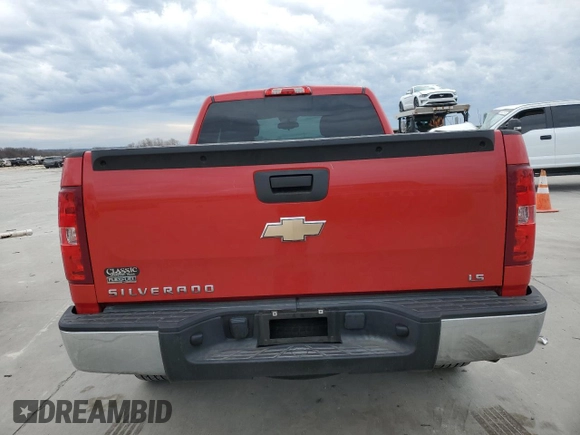 2010 Chevrolet Silverado 1500 LS with VIN 1GCSCREA2AZ207668, listed as a Copart auction lot 88271175 with 233,041 mi miles and Salvage Title. Bid and sale history available at carsss.com. Image 6.