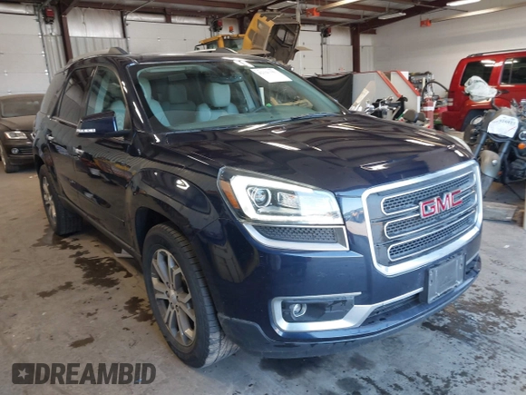 2016 GMC Acadia SLT with VIN 1GKKVRKD2GJ334005, listed as a IAAI auction lot 42130350 with 83,312 mi miles. Bid and sale history available at carsss.com. Image 1.