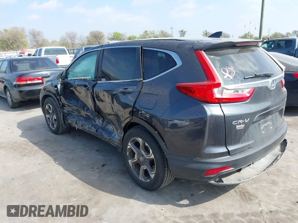 2019 Honda CR-V EX-L with VIN 7FARW1H85KE004222, listed as a IAAI auction lot 41800149 with 52,345 mi miles. Bid and sale history available at carsss.com. Image 3.