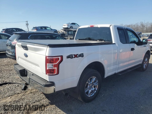 2020 Ford F-150 XL with VIN 1FTFX1E55LFA73253, listed as a Copart auction lot 48575185 with 152,384 mi miles and Clean Title. Bid and sale history available at carsss.com. Image 3.