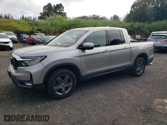 2022 Honda Ridgeline RTL-E z VIN 5FPYK3F70NB006044, wystawiony jako Copart lot #78291134 z przebiegiem 46 439 mil mil oraz Czysty tytuł • Clean title. Historia ofert i sprzedaży dostępna na DreamBid. Obrazek 1.