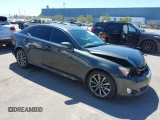 2009 Lexus IS 250 with VIN JTHBK262795103065, listed as a IAAI auction lot 41865923 with 174,677 mi miles. Bid and sale history available at carsss.com. Image 1.