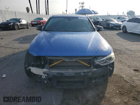 2013 BMW 3 Series 335i with VIN WBA3A9C57DF475179, listed as a Copart auction lot 43170245 with 128,589 mi miles and Salvage Title. Bid and sale history available at carsss.com. Image 5.