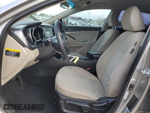 2015 Kia Optima LX with VIN KNAGM4A74F5587608, listed as a Copart auction lot 53441645 with 125,776 mi miles and Salvage Title. Bid and sale history available at carsss.com. Image 7.