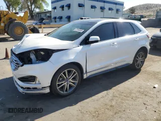 2019 Ford Edge Titanium z VIN 2FMPK3K99KBC62750, wystawiony jako Copart lot #57854045 z przebiegiem 57 327 mil mil oraz Szkoda całkowita • Salvage title. Historia ofert i sprzedaży dostępna na DreamBid. Obrazek 1.