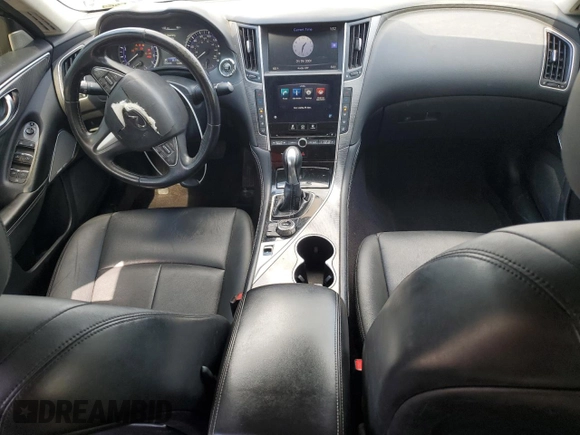 2017 Infiniti Q50 Premium with VIN JN1EV7AR0HM835617, listed as a Copart auction lot 54957965 with 161,182 mi miles and Clean Title. Bid and sale history available at DreamBid. Image 8.